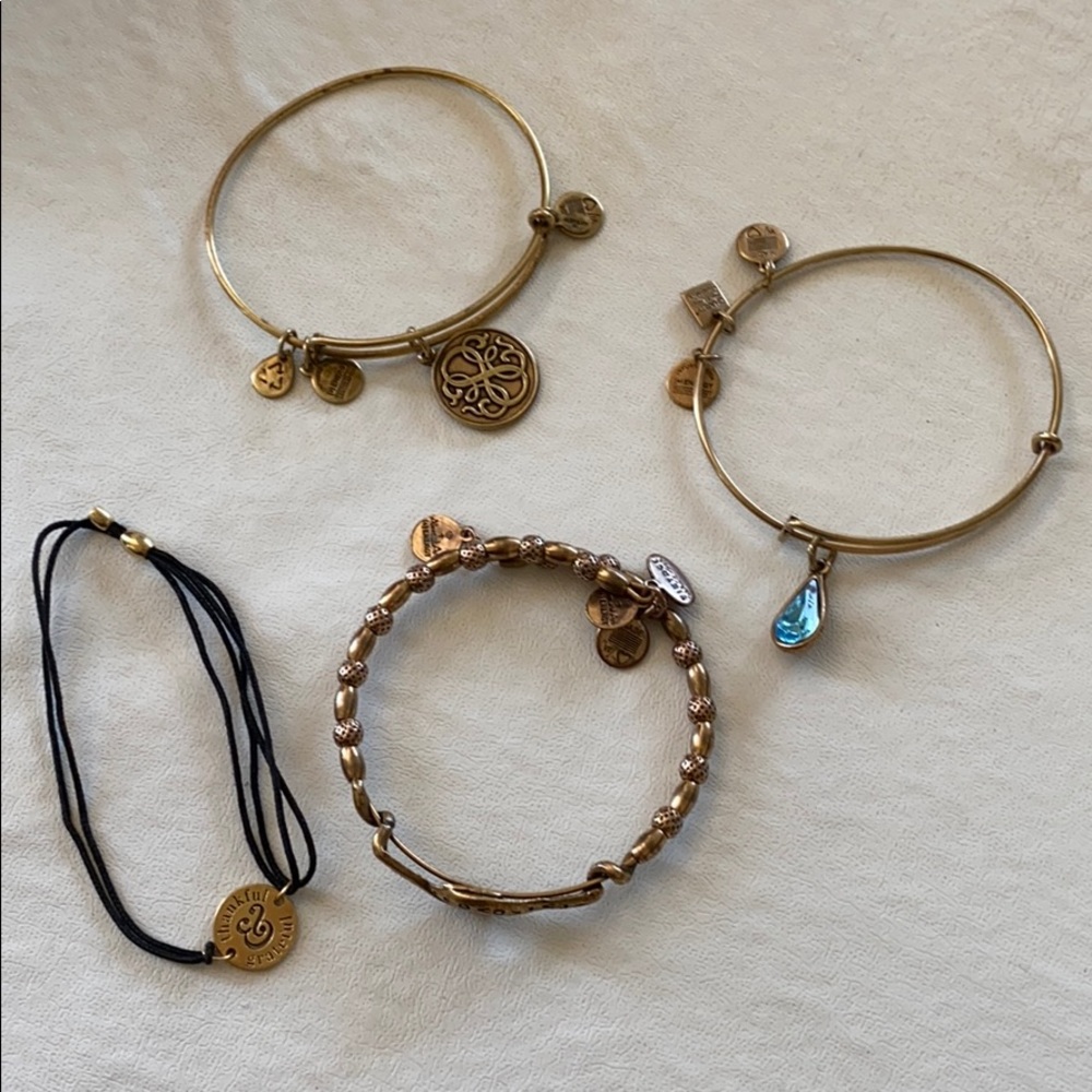 Alex and ani bundle bracelet
